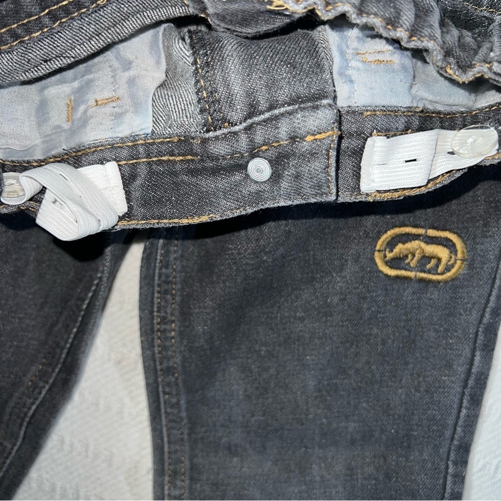 Ecko Y2K Kids Elastic Waist Pant Size 5 2000s Cotton Skater Vintage - Picture 5 of 6